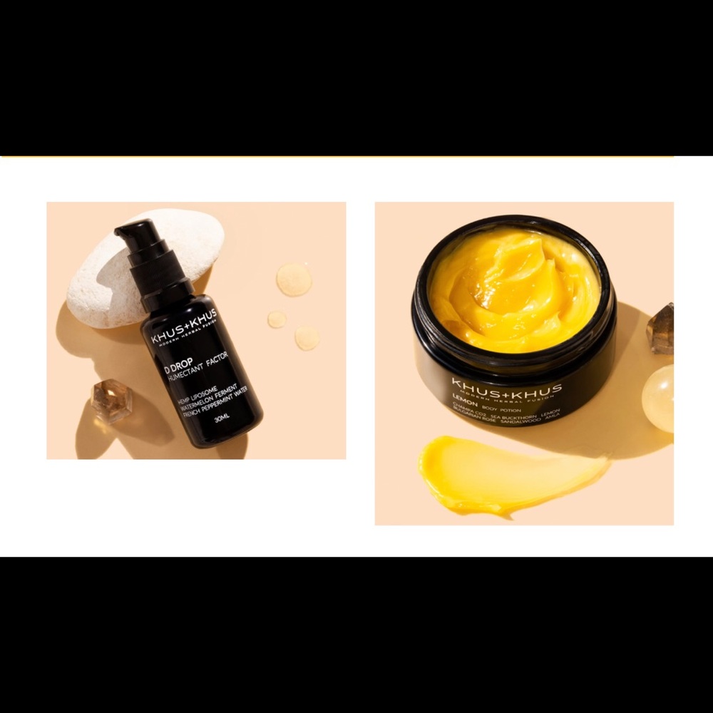 Khus-Khus Duo - Lemon Body Potion + D Drop Humectant